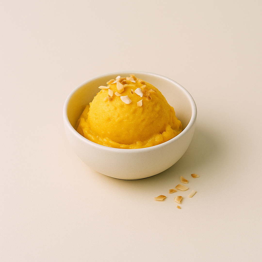 Glace minute mangue-gingembre-curcuma-collagène