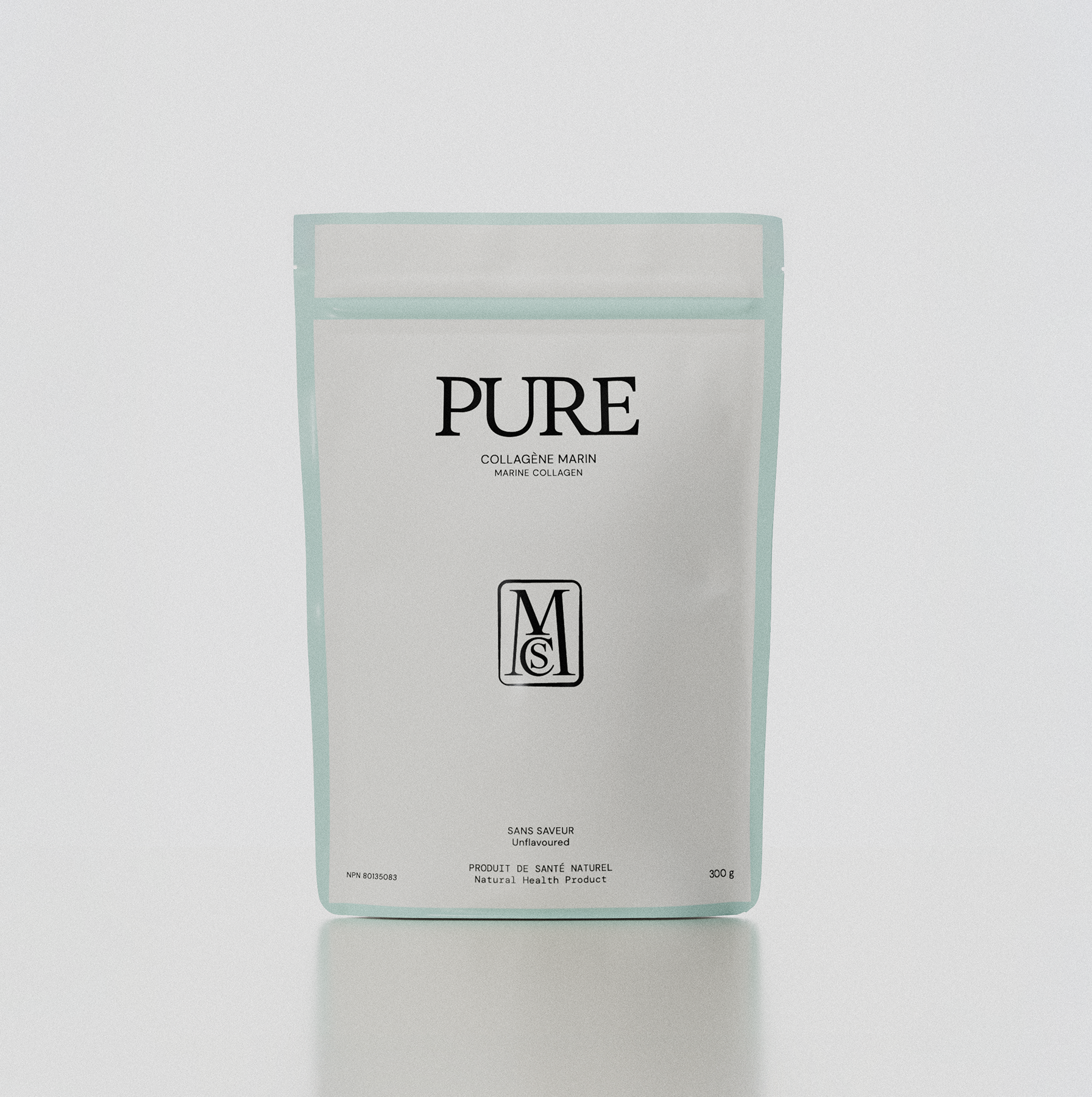 Sac de collagène marin PURE en poudre, complément alimentaire naturel