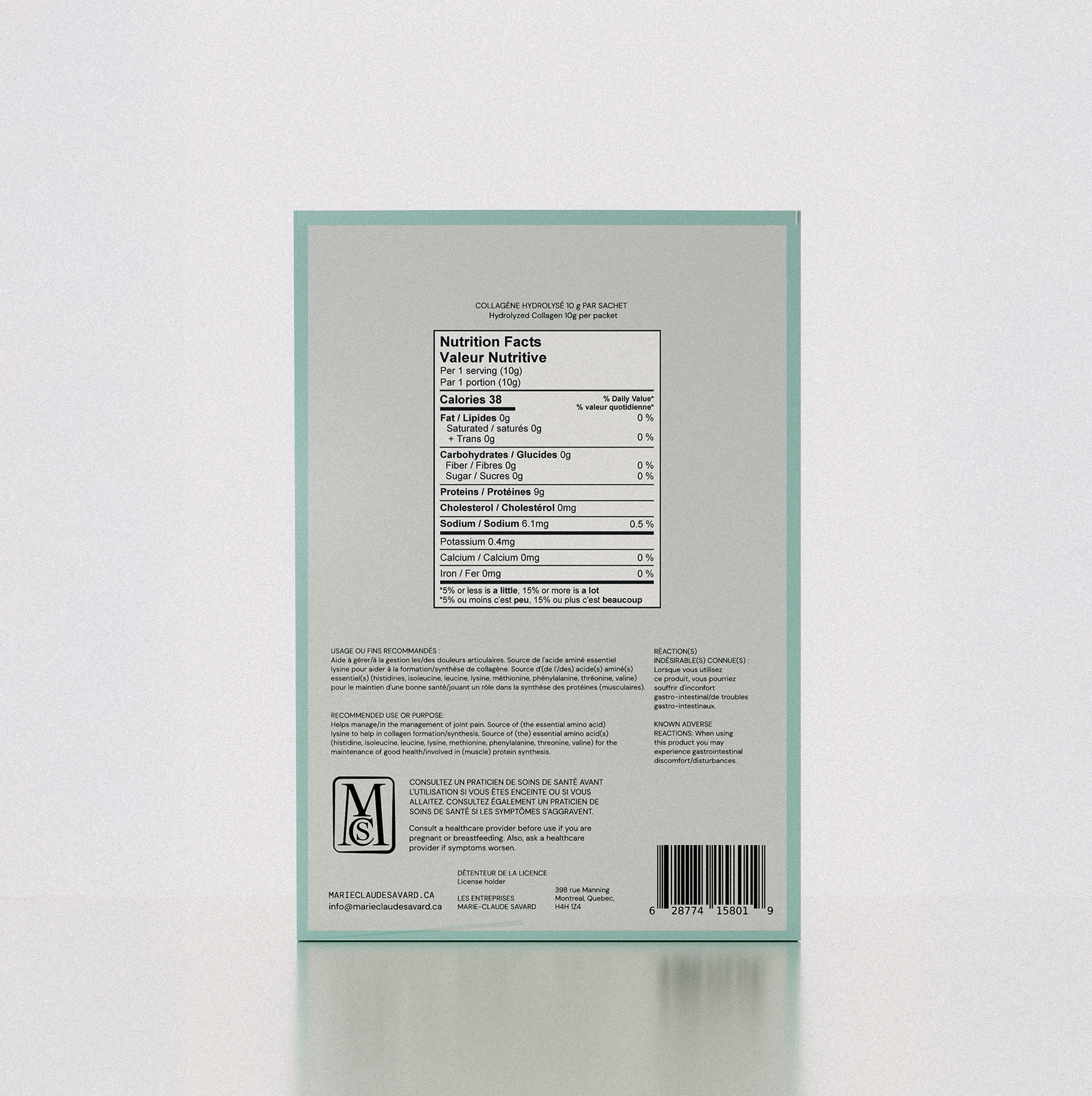 Duo collagène marin PURE - sac de 300 g + boîte de 30 sachets