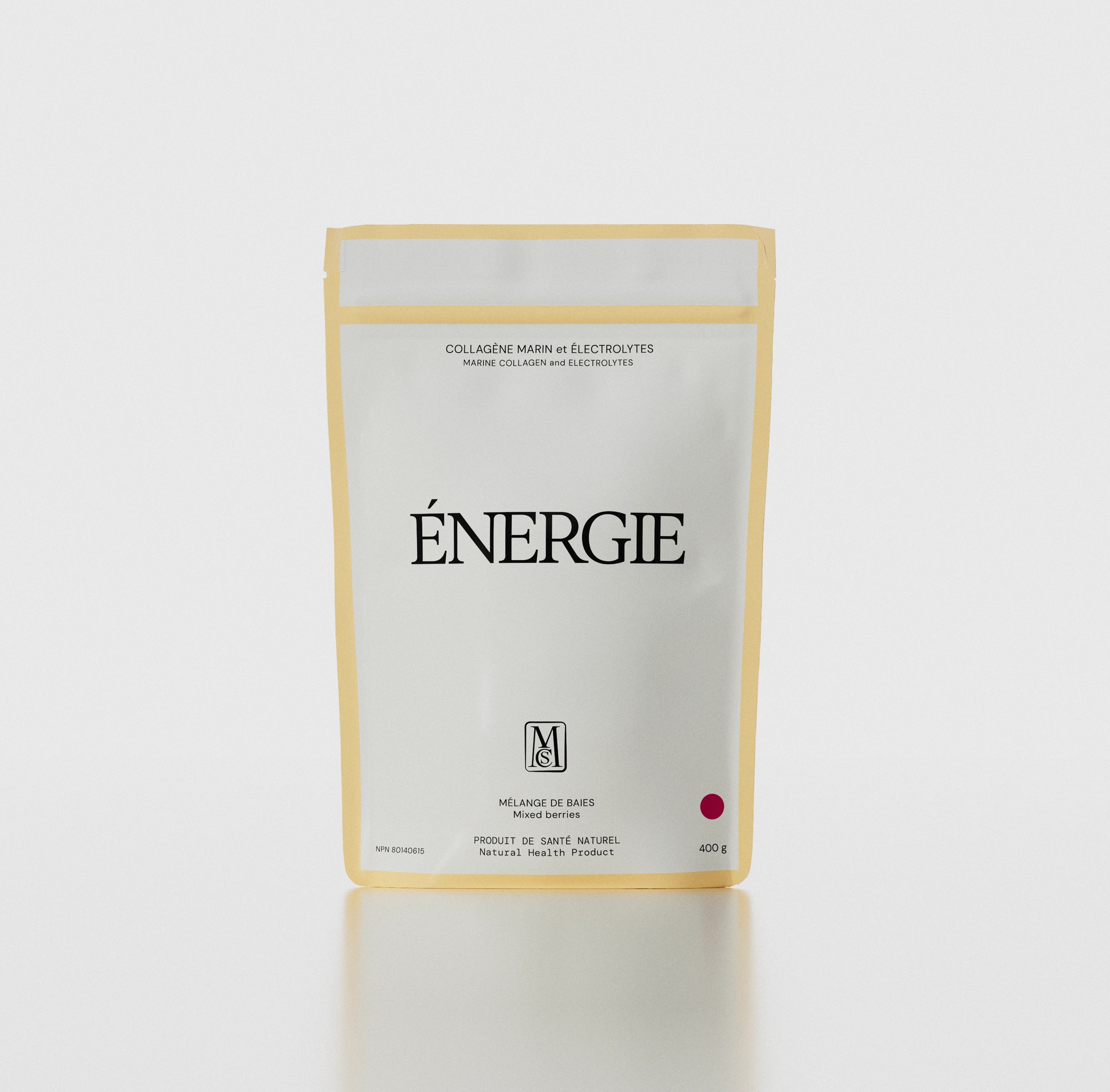 Collagène marin et électrolytes ÉNERGIE - 400 g