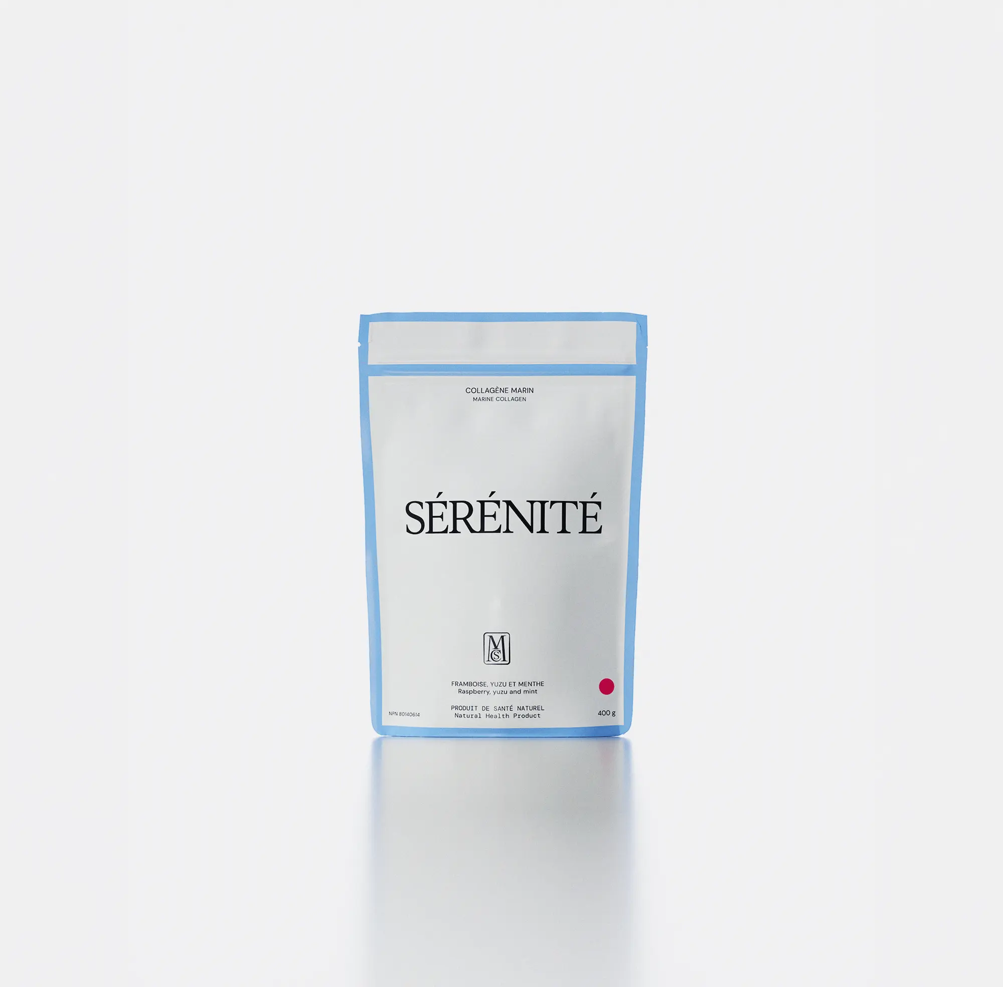 Collagène marin SÉRÉNITÉ - Framboise, yuzu et menthe