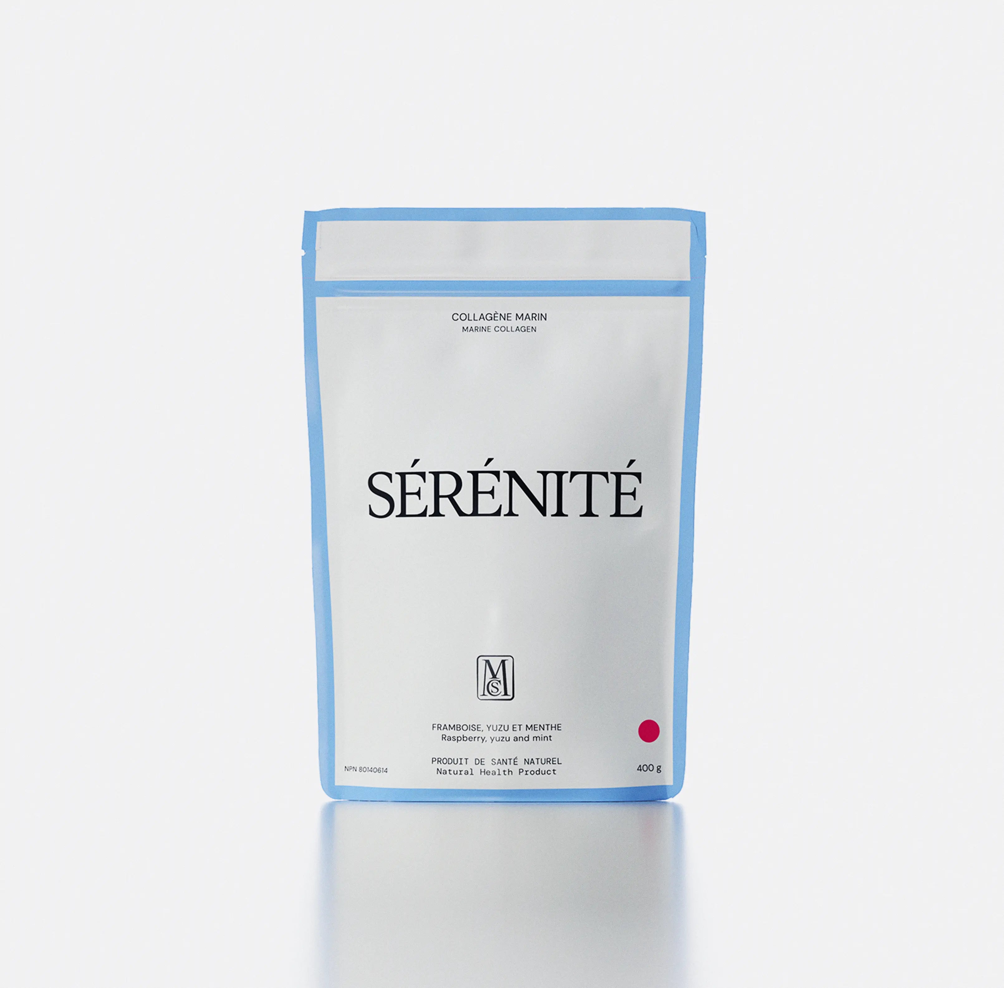 Collagène marin SÉRÉNITÉ - Framboise, yuzu et menthe