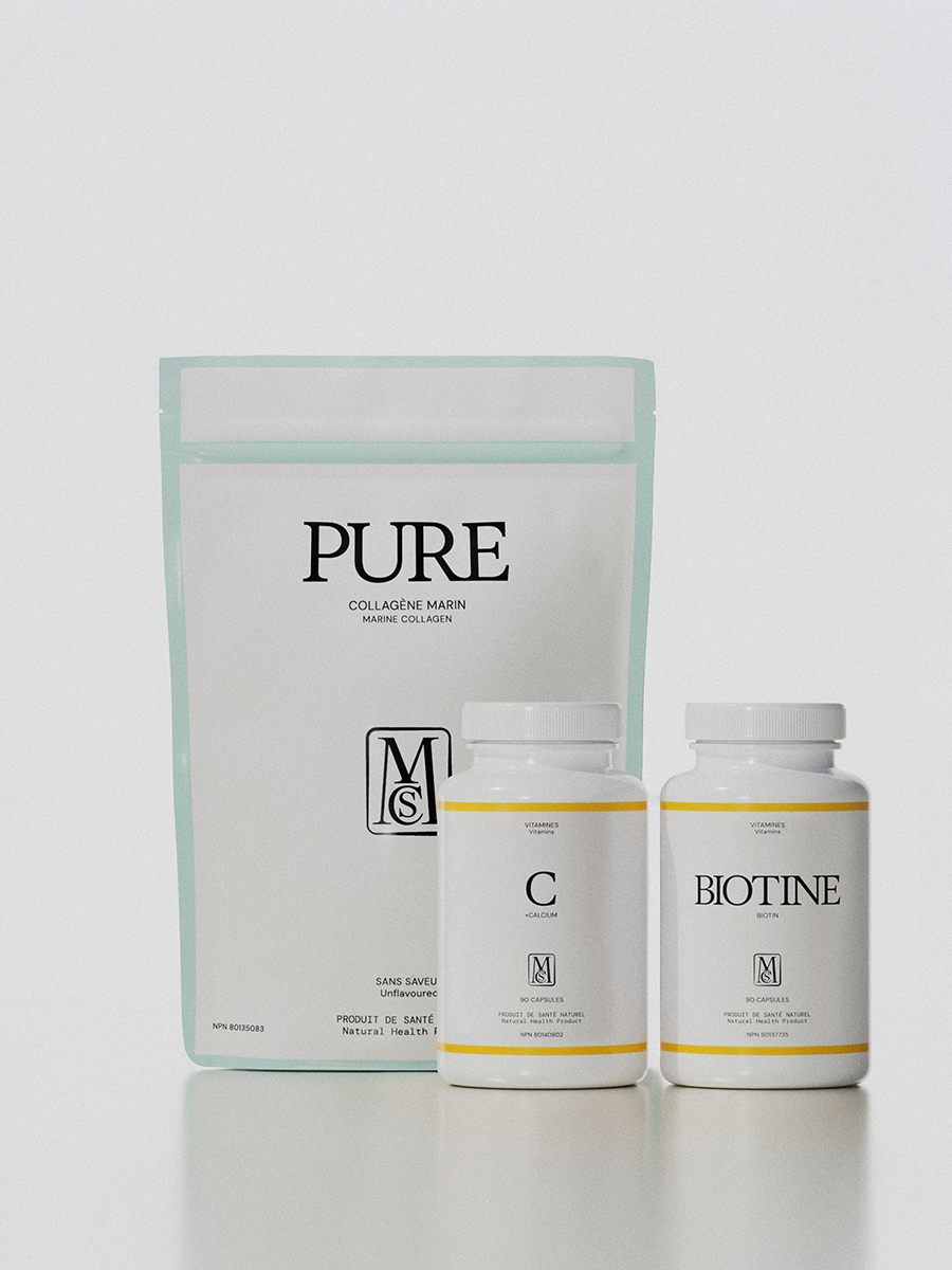 Trio Beauté : collagène, vitamine C+ et biotine – Le secret d'une beauté rayonnante de l'intérieur