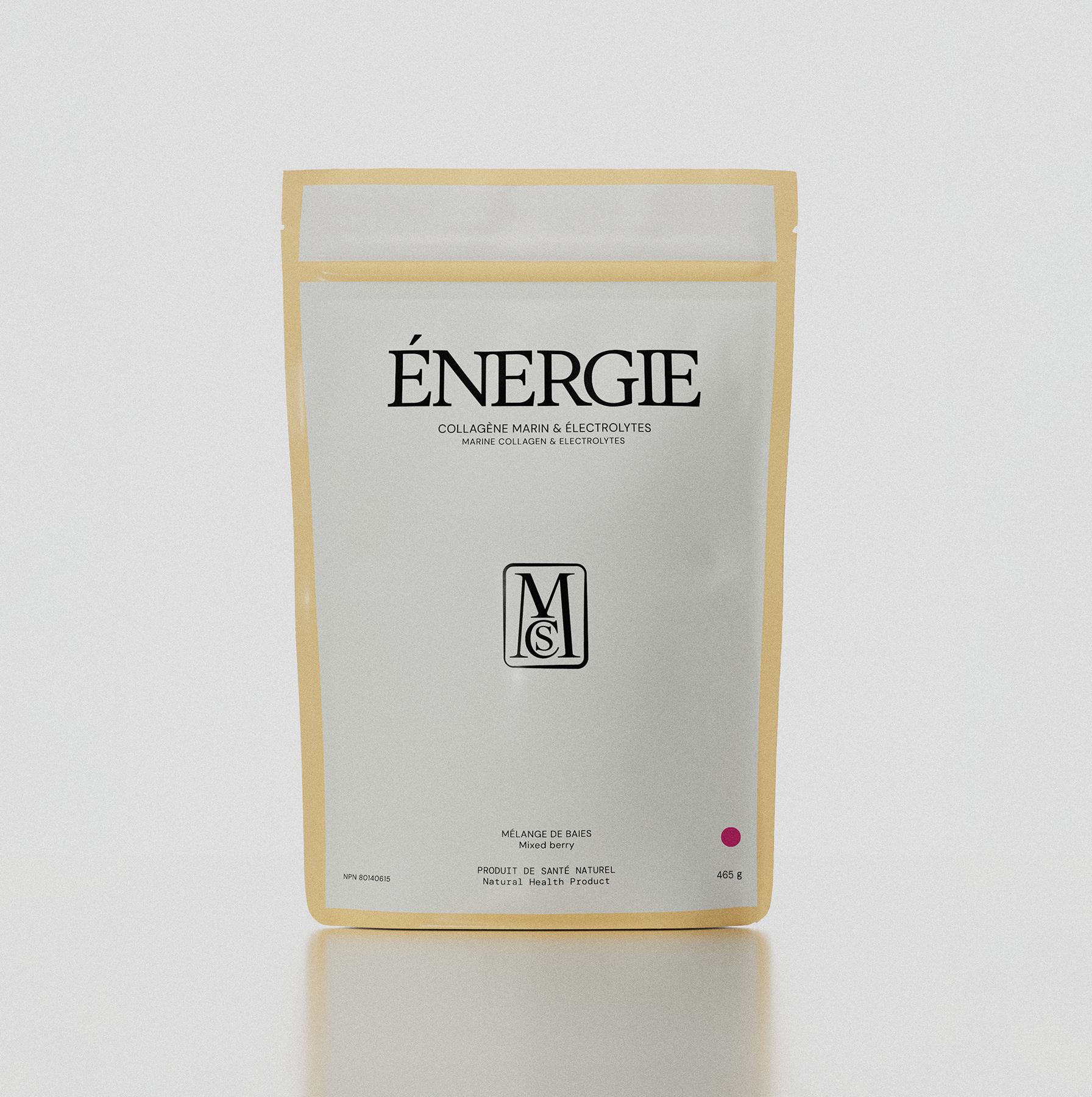 Sac de collagène Énergie, collagène marin et électrolytes, saveur mélange de baies